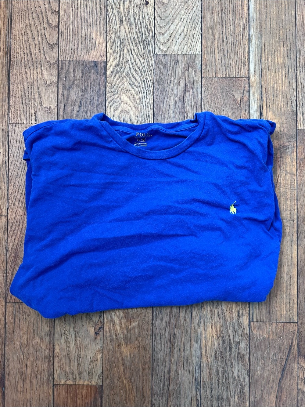 Polo Ralph Lauren Men’s Royal Blue Classic Logo Crewneck T Shirt Size Large